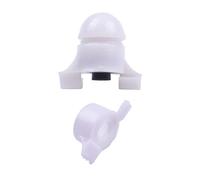 Vilgftyiet Détecteur de touche LED pour la pêche de nuit - Indicateur de flash bicolore (rouge/vert) avec fonction marche/arrêt automatique, design compact en plastique de 3 x 2,2 cm, 10 g