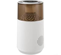Vilgftyiet Diffuseur d'aromathérapie intelligent pour voiture, rechargeable USB-C, avec allumage automatique, 800 mAh, LED 7 couleurs, pulvérisation réglable pour voiture, maison, bureau, noir (blanc)