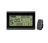 Vilgftyiet Écran LCD électrique pour vélo KT-LCD3 et contrôleur KT, 24 V-48 V avec connecteur SM, USB 5 broches, cordon de 1800 mm, noir