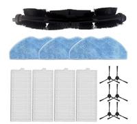Vilgftyiet Ensemble d'accessoires pour aspirateur robot Grundig VCR 4230 6230 7230, brosse principale, brosses latérales, filtres de rechange (A)
