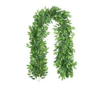 Vilgftyiet Feuille de vigne artificielle à suspendre en tissu vert 200 cm | Ajoutez un charme naturel à votre intérieur avec une vigne en tissu vert réaliste de 200 cm qui ne nécessite aucun entretien.