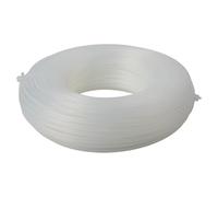 Vilgftyiet Fil en nylon pour tondeuse à gazon - 3 mm x 55 m - Profil rond ou carré - Pour couper l'herbe de jardin et entretenir les bordures de pelouse - Couleur vive - Rond