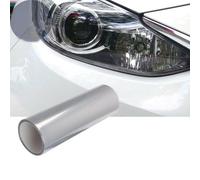 Vilgftyiet Film de protection autocollant en vinyle brillant pour phares avant de voiture - 60 cm - 3 couches - Résistant aux rayures - Haute transparence (95%+), facile à installer - Compatible avec