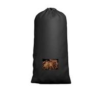 Vilgftyiet Grass and for Leaf Sac de ramassage pour tondeuse à gazon tracteur 234 x 152 cm Grande capacité en tissu Oxford 210D avec ouverture renforcée et cordon de serrage Noir