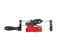 Vilgftyiet Guide d'affûtage de chaîne pour tronçonneuse, métal pour porte-lime PRECISION avec grande compatibilité, compact 10 x 5 x 3 cm, outil rouge pour affûtage facile