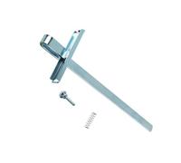 Vilgftyiet Guide de clôture et de bord de scie circulaire réglable, compatible avec Skil 13896 et 2 610 034 814, rail en métal argenté de 34 cm