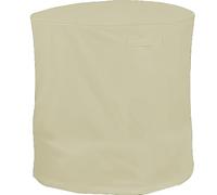 Vilgftyiet Housse de protection pour machine de découpe de bois d'extérieur en tissu Oxford 420D résistant aux intempéries pour briser le bois, noir et gris, 85 x 110 cm, blanc 420D : 85 x 110 cm