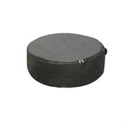 Vilgftyiet Housse de protection pour pneu de secours 63 cm - Tissu Oxford 600D avec poignée de transport - Noir - Pour SUV, camionnette, véhicule utilitaire