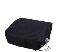 Vilgftyiet Housse de protection robuste 600D imperméable et résistante à la décoloration pour grille de table de 56 cm avec capot, noir, 57,1 x 43,2 x 22,9 cm