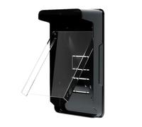 Vilgftyiet Housse imperméable pour touches de contrôle d'accès et boutons de sonnette, boîtier en ABS étanche avec résistance aux UV et aux hautes températures jusqu'à 105 °C, protection contre les