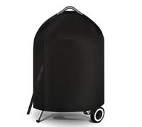 Vilgftyiet Housse robuste et imperméable en matériau 210D résistant aux intempéries avec revêtement en vinyle résistant à la décoloration, entretien facile, sangles sécurisées pour barbecues au