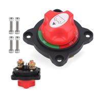 Vilgftyiet Interrupteur à courant élevé 12-48 V 300 A avec borne M10, 2 positions ON-OFF pour un design plat ultra fin, étanche IP68 pour voiture et camion