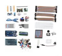 Vilgftyiet Kit complet d'électronique STEM pour Arduino pour mega2560 avec capteurs de moteur pas à pas LCD1602 pour projets scolaires à la maison
