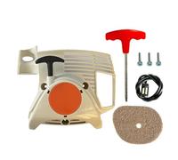 Vilgftyiet Kit de démarrage de rechange 4144-190-4005 compatible avec tondeuse à gazon STIHL FS70R FS70 FC70 FC70, construction en plastique, installation facile, noir