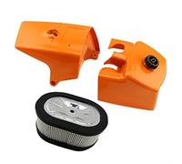 Vilgftyiet Kit de filtres à air pour tronçonneuse MS640 MS650 MS660 1122 080 1604 - Kit de pièces de rechange avec filtre, couvercle, déflecteur et couvercle de cylindre pour modèles 064 065 066