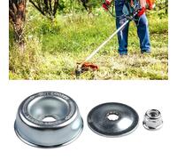 Vilgftyiet Kit de fixation de lame métallique pour modèles STIHL FS350, FS360, FS400, FS410, FS450 - Rondelle biseautée, plaque Rider, écrou L/H (12 mm) - Numéro de pièce : 4119 642 7600, 4119 713