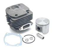 Vilgftyiet Kit de piston cylindrique pour tronçonneuse Husqvarna 365 48 mm avec port carré - Compatible avec modèles spéciaux 365, 365EPA et 365