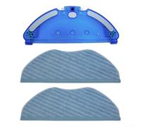 Vilgftyiet Kit de support de balai et de serpillères pour Tefal X-Plorer Series 95 RR7947 RG7975 RG7987, support de balai de rechange avec chiffons en microfibre pour aspirateur robot (B)