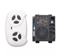 Vilgftyiet Kit de télécommande HY2025RX-SE-12V pour voiture électrique 12 V pour enfants, avec télécommande, ABS + boîtier de commande en métal, noir