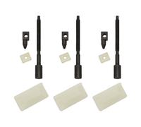 Vilgftyiet Kit de vis de réglage de chaîne en acier compatible avec 503467701 501537401 pour tronçonneuse 394 395 394XP 395XP 3 Set de 3 pièces