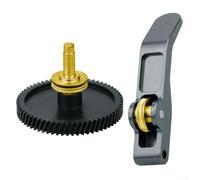 Vilgftyiet Kit d'engrenages d'extrudeuse en acier trempé pour Bambu Lab A1 et A1 pour Mini, roue d'entraînement de haute précision avec revêtement DLC pour PLA ABS pour PETG pour filament TPU pour