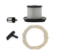Vilgftyiet Kit d'entretien de souffleur avec filtre à air, filtre à carburant et corde de démarrage 2,29 m pour modèles Stihl BG86 BG86C BG66 BG56 SH86 SH86C et HD2
