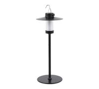 Vilgftyiet Lanterne de camping LED portable pour l'extérieur et l'intérieur - Lumière d'ambiance réglable avec batterie longue durée - Design suspendu ou de table - Noir