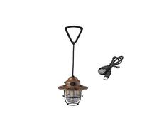 Vilgftyiet Lanterne de camping LED pour tente extérieure suspendue - Mini lampe de camping avec luminosité de 10 à 200 lm, charge de type C, corps en fer-ABS + PC, lanterne portable 154 g F