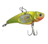 Vilgftyiet Leurre de poisson LED 60 mm et 80 mm sous l'eau lumineuse, appât lumineux pour la pêche en eau douce et en eau salée, VIB Fish Gathering Light B01
