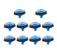 Vilgftyiet Lot de 10 clips de moulage évasés pour arche de roue avant pour Fiat 500 (à partir de 2015) et 500X, Panda-Cross, Renegade (2015-2020) - Nylon, bleu