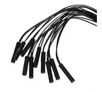 Vilgftyiet Lot de 10 interrupteurs de proximité magnétiques cylindriques en plastique scellé, IP68 ignifugé ABS/PP, sans contact, 110 V 0,5 A, réponse 0,3 ms, distance de détection 6 x 30 mm