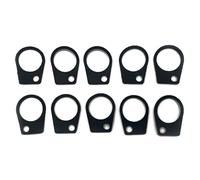 Vilgftyiet Lot de 10 joints en caoutchouc pour filtre à air compatibles avec les modèles de tronçonneuse à essence 45 cc, 52 cc, 58 cc, 22 mm, noir