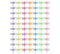 Vilgftyiet Lot de 100/80/70 clips de support pour plantes grimpantes en plastique réutilisables, faciles à utiliser avec design décoratif