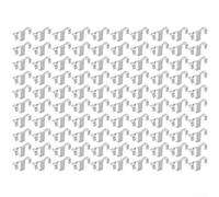 Vilgftyiet Lot de 100 clips de guidage d'eau en acier inoxydable pour panneau solaire - Boucle de drainage automatique pour cadre de 30 mm et 35 mm - Pince de retrait de boue photovoltaïque extérieure