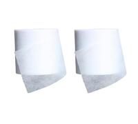 Vilgftyiet Lot de 2 ceintures de protection d'arbre en tissu non tissé pour jeunes arbres, prévention du gel, du soleil et des dommages causés par les animaux, blanc/vert, 10 cm de large