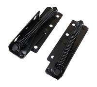 Vilgftyiet Lot de 2 charnières à mécanisme d'angle réglable pour canapé-lit, quincaillerie en acier à 3 positions avec finition noire, pièces de rechange durables pour réparation de meubles, environ