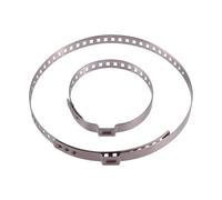 Vilgftyiet Lot de 2 colliers de serrage réglables en acier inoxydable 304 pour coffre de joint CV - Joint anti-poussière de courroie d'entraînement primaire automobile - Convient pour 25 à 120 mm de