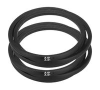 Vilgftyiet Lot de 2 courroies trapézoïdales en caoutchouc A61 4L630 1550 mm | Fournit une transmission de puissance fiable et une répartition uniforme de la charge pour les machines industrielles avec du