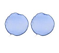 Vilgftyiet Lot de 2 filets de pluie réglables de 95 cm pour réservoirs de stockage d'eau, blanc, vert, bleu