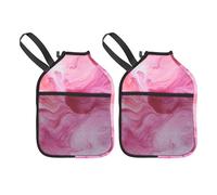 Vilgftyiet Lot de 2 housses de protection en néoprène pour pagaie de pickleball, 23,9 x 31 cm, pour pagaies Franklin et Selkirk, résistantes à la poussière et à l'eau, bleu/rose/noir