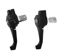 Vilgftyiet Lot de 2 interrupteurs d'accélérateur pour taille-haies, tondeuses à gazon et pompes, noir, 19 mm/26 mm de diamètre, gâchette de rechange en plastique et métal