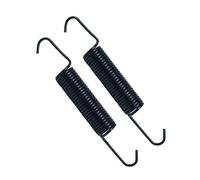 Vilgftyiet Lot de 2 ressorts de rappel pour bras de renvoi pour pont de tondeuse de 106,7 cm, pièce de rechange 532401872, ressort en métal pour tracteur de pelouse (noir)
