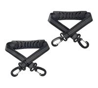 Vilgftyiet Lot de 2 sangles robustes en nylon pour bottes de ski, patins à glace et rollers - Boucle rotative, coussinet d'épaule rembourré, léger 57 g