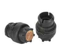 Vilgftyiet Lot de 2 valves d'aération de rechange pour tronçonneuse | Maintenez un bon équilibre de pression dans votre réservoir de carburant avec des évents de rechange en plastique.