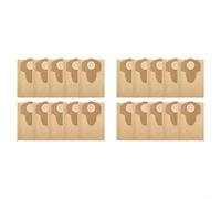 Vilgftyiet Lot de 20 sacs à poussière pour PARKSIDE 1400 1500 Series A1 B1 B2 B3 C1, conçus pour la filtration des débris humides et secs, installation et remplacement faciles
