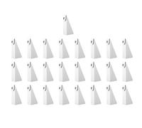 Vilgftyiet Lot de 25 cales de gouttière en aluminium pour gouttières de style K de 12,7 cm, pour support de nivellement sur planches de façade inclinées