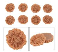 Vilgftyiet Lot de 28 poules miniatures et œufs pour décoration de jardin féérique, bonsaï, maison de poupée - Sculpture de pelouse en résine comprenant des poules, des coqs, des nids, des œufs blancs