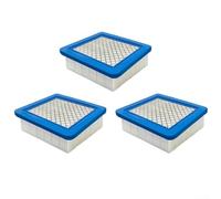 Vilgftyiet Lot de 3 filtres à air pour tondeuse à gazon 102-747X pour Kawasaki KRB750, MD180, MM181, BL8200, BL85, BL8500, BL5100, plastique bleu et blanc