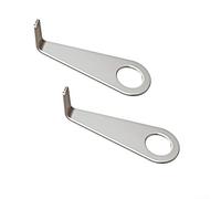 Vilgftyiet Lot de 3 outils de retrait de sonnette vidéo en métal argenté pour sonnette Ring Battery Doorbell version 2024, porte-clés portable pour un entretien sans dommages, lot de 3 avec clés