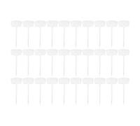 Vilgftyiet Lot de 30 grandes étiquettes en plastique pour plantes de jardin - 36 x 15 cm - Pour bricolage, jardinage, identification des plantes et décoration extérieure - Blanc, jaune, bleu, rouge